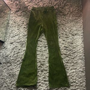 Green hot pants